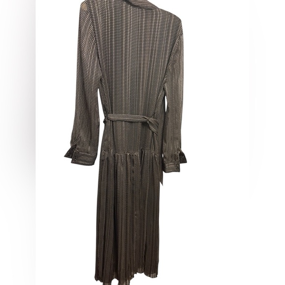 Zara Brown Long Sleeve Maxi Dress - Picture 6 of 7